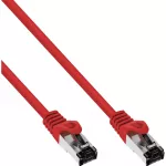 InLine Patch laidas, S/FTP (PiMf), Cat.8.1, 2000MHz, halogen-free, raudonas, 1m