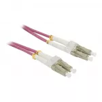 Synergy 21 0,5 m OM4 laidas LC-LC violetinis