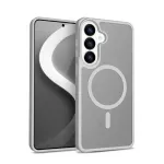 Crong Hybrid Matte Magnetic dėklas Samsung Galaxy S26 &mdash; TPU + PC, pilka