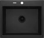 DEANTE 1-Bowl Granite Sink Graphite Metallic Andante