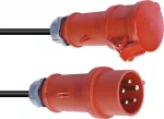 Prailginimo laidas PSSO CEE 16A 5x2,5 mm&sup2; 15 m raudonas