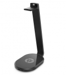 Lenovo | Accessories | Legion S600 Gaming Station | Contact charging for H600 Wireless Headset (5W / ~2.5hr to full); Qi charger with front-facing LED indicator on base for Qi-enabled devices (up to 10W); 2 x extra USB A ports that support data pass- ...
