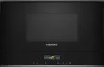 Siemens BF722R1B1 įmontuojama mikrobangų krosnelė, juoda, 21 L, 900 W