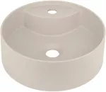 DEANTE Granite Composite Countertop Washbasin with Space for Tap, Graphite