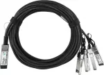 BlueLAN BN-QS-SP-CBL-5M-BL 5 m pasyvus 40G QSFP į 4x10G SFP+ at&scaron;akos kabelis