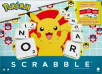 Stalo žaidimas Scrabble Pok&eacute;mon, klasikinis &scaron;eimos žodžių žaidimas su dviem būdais žaisti, 2-4 žaidėjams, voki&scaron;kas leidimas