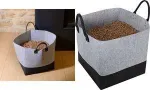 EDA granulių laikymo mai&scaron;as, veltinis, 60 litrų, pilkas / juodas, 40 kg talpa, 1 vnt. 010487 G.BT