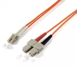 Equip LC/SC 62.5/125&mu;m 3.0m InfiniBand / &scaron;viesolaidinis kabelis 3 m SC Oranžinė