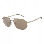 EMPORIO ARMANI EA2147-30025A Akiniai Vyri&scaron;ki Matine Juodi Pilki Stačiakampiai