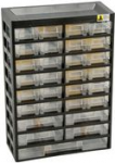 Allit Kleinteilemagazin VarioPlus Basic 47, 29 F&auml;cher Kunststoffgeh&auml;use, Au&szlig;enma&szlig;e: (B)305 x (T)170 x (H)435 mm, - 1 St&uuml;ck (458100)
