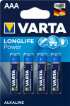 Varta Longlife Power AAA - Einwegbatterie - AAA - Alkali - 1,5 V - 4 St&uuml;ck(e) - Blau - Mehrfarben (04903 121 194)