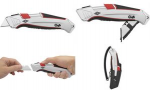 WEDO Safety-Cutter ALU, Klinge: 19 mm, silber/anthrazit/rot leichtes Aluminium-Geh&auml;use, automatischer Klingenr&uuml;ckzug, - 1 St&uuml;ck (78 825)