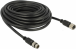 Navilock - GPS-Kabel - 6-poliges M8 (M) bis 6-poliges M8 (W) - 10 m - Schwarz