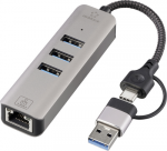 Renkforce RF-EAWH-300 USB 3.0 Verl&auml;ngerungssystem RJ45+ Hub Extender&uuml;ber Netzwerkkabel (RF-6856046)