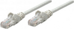 Intellinet Premium - Patch-Kabel - RJ-45 (M) zu RJ-45 (M) - 15 m - UTP - CAT 5e - geformt, ohne Haken - Grau