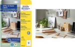 AVERY Zweckform Recycling-Universal-Etiketten Home Office 48,5 x 25,4 mm, naturwei&szlig;, Adressetiketten, permanent - 1 St&uuml;ck (LR3657-10)