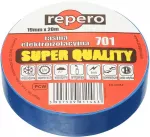 REPERO 701 Mėlyna PVC elektros izoliacinė juosta 19mm x 20m
