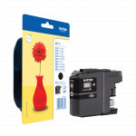 Brother LC121BK - Schwarz - Original - Blisterverpackung - Tintenpatrone - f&uuml;r Brother DCP-J100, J105, J132, J152, J552, J752, MFC-J245, J470, J650, J870 (LC-121BKBP)