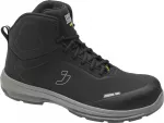 Apsauginiai batai SJ FLUX S3S MID 42 &ndash; Nano Carbon pir&scaron;tų gaubtas, S3S SR FO HRO, be metalo, juodi/pilki