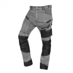 NEO TOOLS Denim darbo kelnės su Oxford sutvirtinimais, pilkos, XXL dydis (81-360-2-XXL)