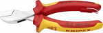 KNIPEX X-Cut - Seitenschneider - 1,2 cm - Rot/Gelb - 56 mm - 16 cm - 28 mm