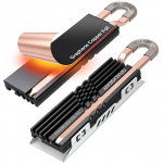 GrauGear Heatpipe K&uuml;hlkoerper SSD M.2 NVMe 2280 Graphen-Kupfe (G-M2HS07-GC)