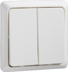Schneider Electric GmbH 506254 Lichtschalter Wei&szlig; Thermoplast (506254)