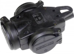 as-Schwabe 60455 Stromverteilereinheit (PDU) 3 AC-Ausg&auml;nge Schwarz (60455)