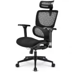 Biuro kėdė Sharkoon OfficePal C40 &ndash; juoda, ergonomi&scaron;kas dizainas, reguliuojamas auk&scaron;tis