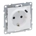 Legrand 765126 ki&scaron;tukinis lizdas F tipas Baltas