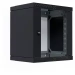 EFB Elektronik 19 Wandgeh&auml;use X-Rack mit Glast&uuml;r 400-600mm schw. - Wandgeh&auml;use (WGX-1206TS.G1)