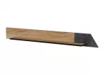 Plaukiojanti lentyna cama meble OVO 1300&times;200&times;150 mm ąžuolas/betonas, medžio drožlių plok&scaron;tė, montuojama ant sienos