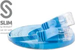 Wirewin Triotronik Cat6 U/FTP tinklo kabelis 0,5 m, mėlynas, PKW-SLIM-KAT6 0.5 BL