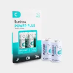Uniross Power Plus C / LR14 baterijos 7000mAh, 2 vnt.