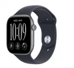 Apple Watch Series 12 i&scaron;manusis laikrodis, GPS, 42 mm, kosmoso pilko aliuminio korpusas, tamsiai mėlynas Sport Band, S/M