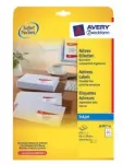 Lipnūs etiketės popieriui Avery J4792-25 balta