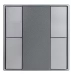 SYNERGY21 LED valdiklis EOS 08 KNX mygtukas stiklas B 4-jungtys baltas