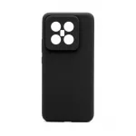 Connect Xiaomi 14 Pro Premium kokybės magnetinis mink&scaron;to prisilietimo silikoninis dėklas Juodas