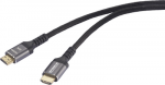SpeaKa Professional HDMI Anschlusskabel HDMI-A Stecker Stecker 1.5 m Schwarz SP-13125628 8K UHD (SP-13125628)