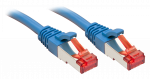 Lindy - Patch-Kabel - RJ-45 (M) - RJ-45 (M) - 20,0m - SFTP, PiMF - CAT 6e - glatt - Blau (47725)