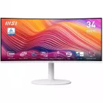 MSI Modern MD342CQPW kompiuterio monitorius 86,4 cm (34 colių) 3440 x 1440 pikselių UltraWide Quad HD baltas