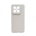 Connect Xiaomi 14 Pro Premium kokybės magnetinis mink&scaron;to prisilietimo silikoninis dėklas pilkas