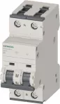 SIEMENS 5SY62066 automatinis jungiklis 2 polių 6A B charakteristikos 6kA DIN bėgiui