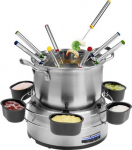 Princess 172680 Familienfondueset - 8 Person(en) - 1,2 l - Edelstahl - Rund - Edelstahl - 1 m (01.172680.01.001)