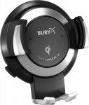 Bury PowerCharge Qi 5 Watt - universeller Smartphonehalter mit USB/Qi-Ladung (01.1888.000A)