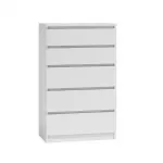 Topeshop M5 BIEL komoda