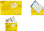 HERMA Postmappe mit Zipper, DIN A4, aus PP, gelb Rei&szlig;verschlusstasche im A4 XL-Format, mit Kunststoff-Zipper - 1 St&uuml;ck (20000)