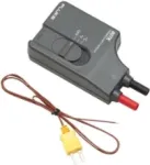 Fluke 80TK termoporos adapteris - juodas, žalvarinis, raudonas, geltonas - -50 - 1000 &deg;C - -58 - 1832 &deg;F - 2 &deg;C - bananinis ki&scaron;tukas - 9V (736736)