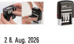 Trodat 4820 - Datumsstempel - 4 x 27 mm - Schwarz - Schwarz - 68 mm - 28 mm (73851)