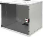 Sieninis serverio spintelės korpusas ROLINE 9U, 19 colių 540x400 mm, pagrindinis komplektas, pilkas